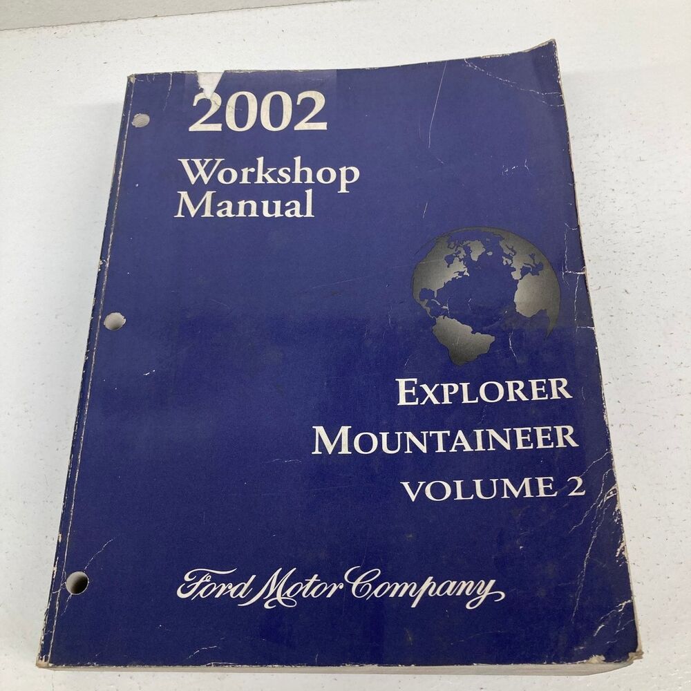 2002 Ford Explorer Mountaineer Workshop Manual Vol 2